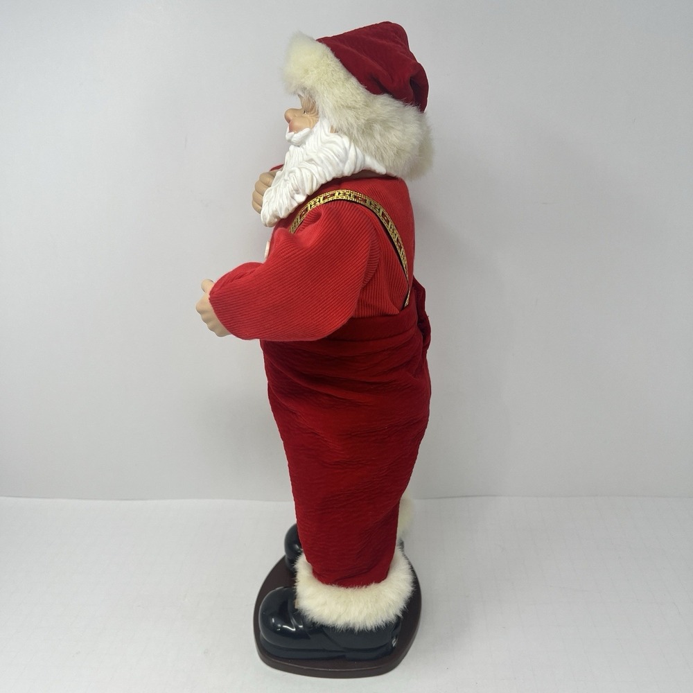 Jingle Bell Rock Santa Claus Animated Dancing Musical 1998 First Edition Plush - Picture 4 of 16